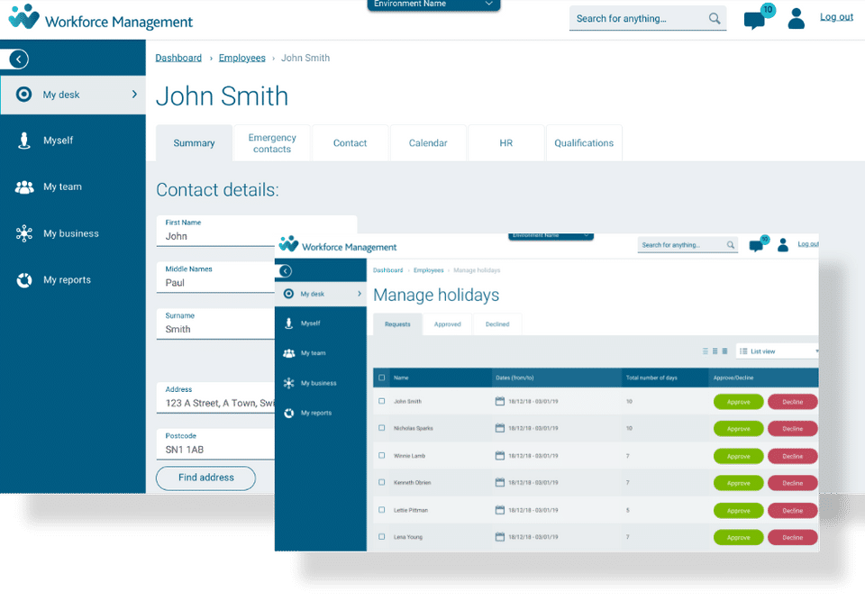 Capita Workforce Management screenshot 1