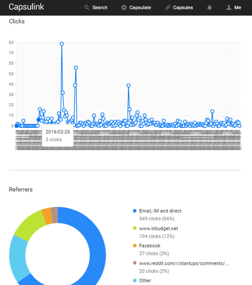 Capsulink screenshot 1