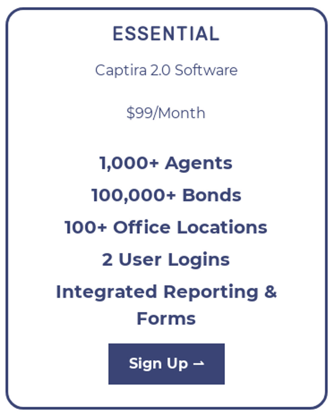 Captira pricing 1