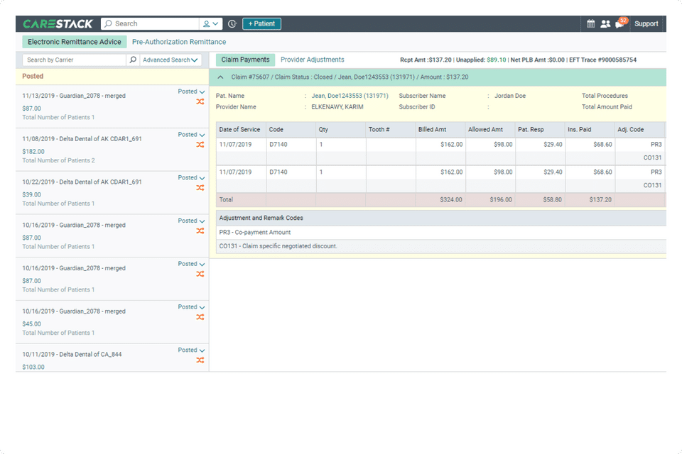 CareStack screenshot 2