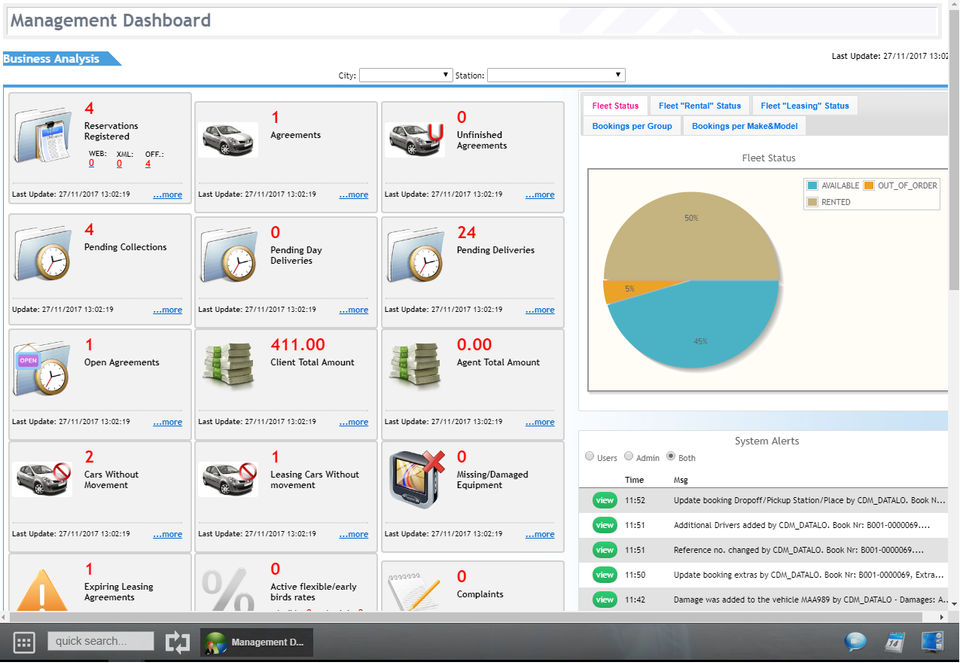 Carhire Manager Web screenshot 2