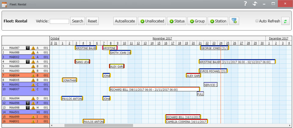 Carhire Manager Web screenshot 1