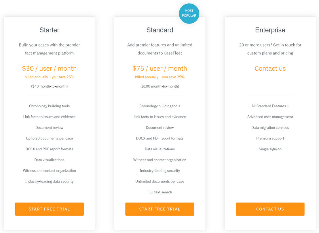 CaseFleet pricing 1