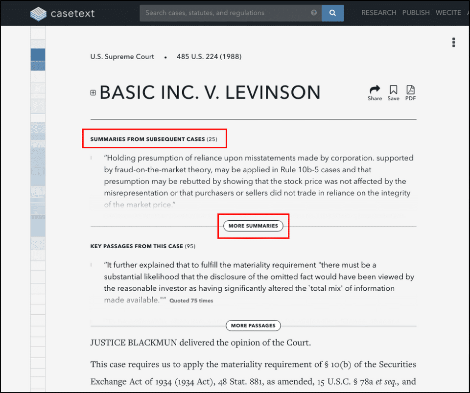 Casetext screenshot 1