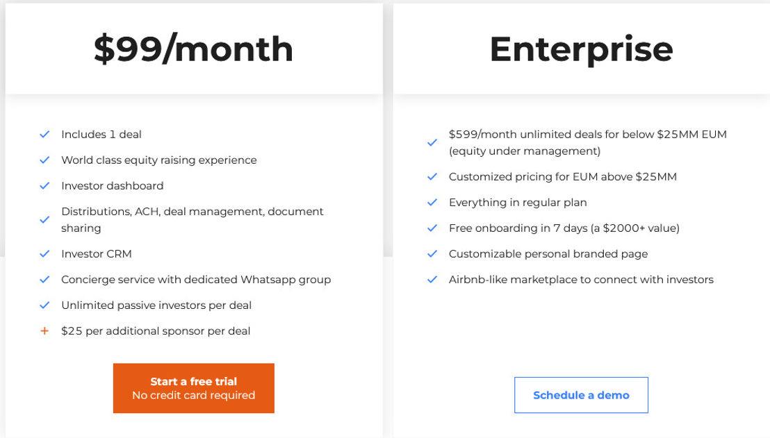 Cash Flow Portal pricing 2