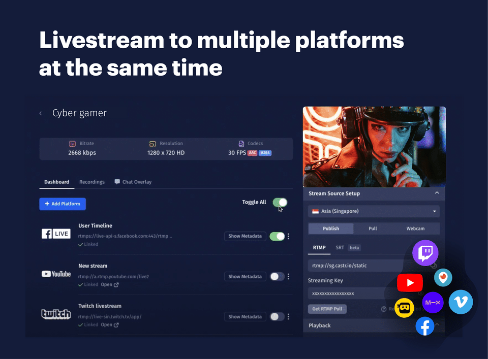 Castr screenshot 4