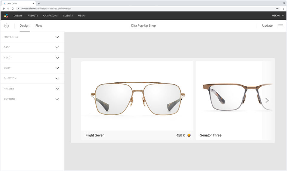 Cavai screenshot 1