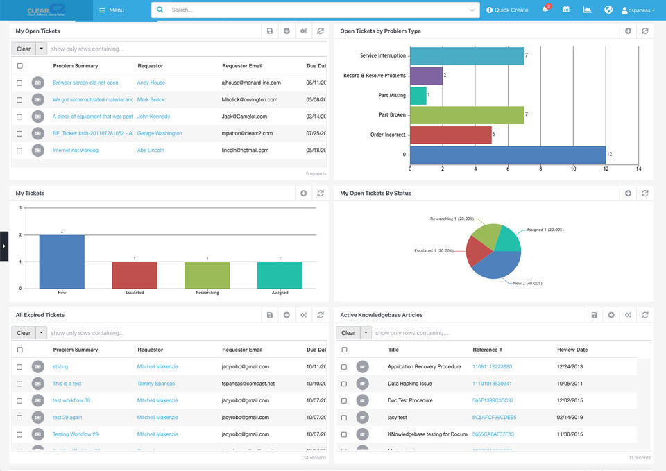 C2CRM screenshot 1