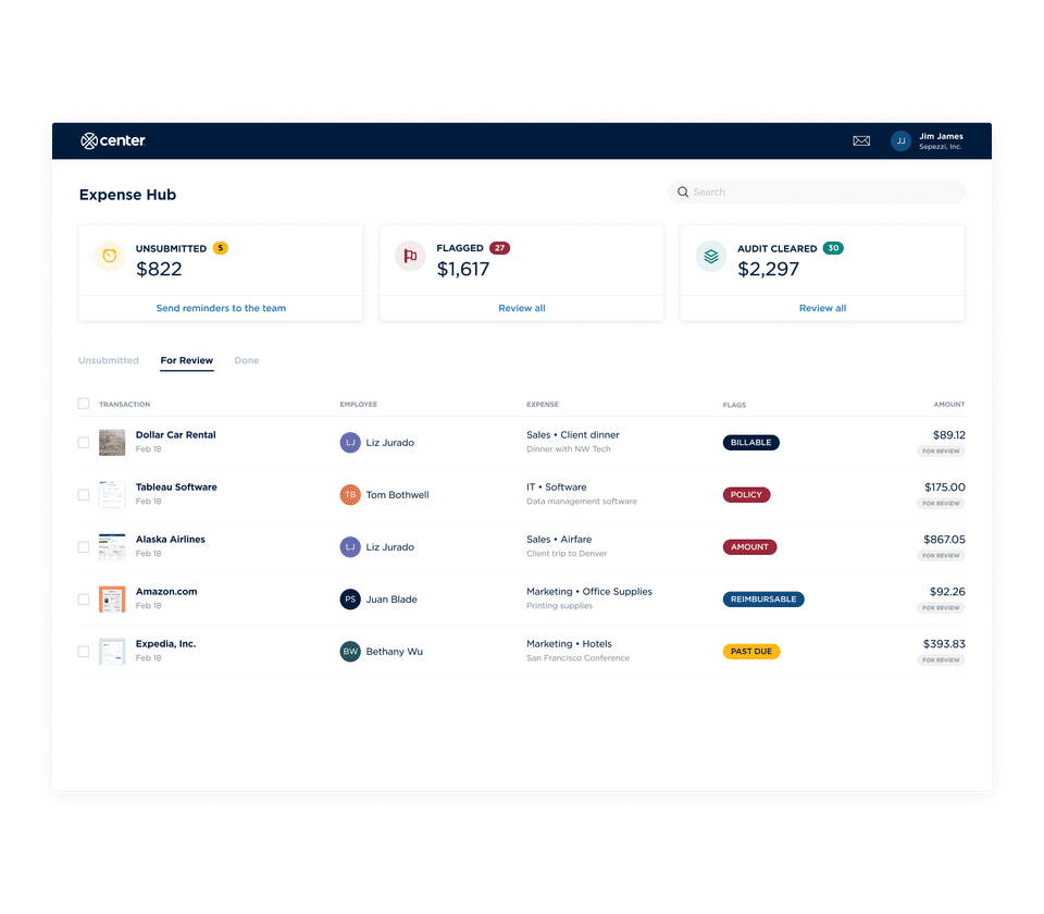 Center Expense screenshot 2