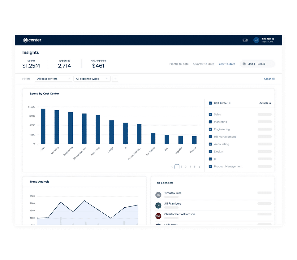 Center Expense screenshot 1