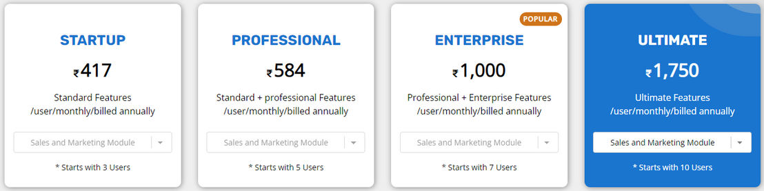 CentraHub CRM pricing 1