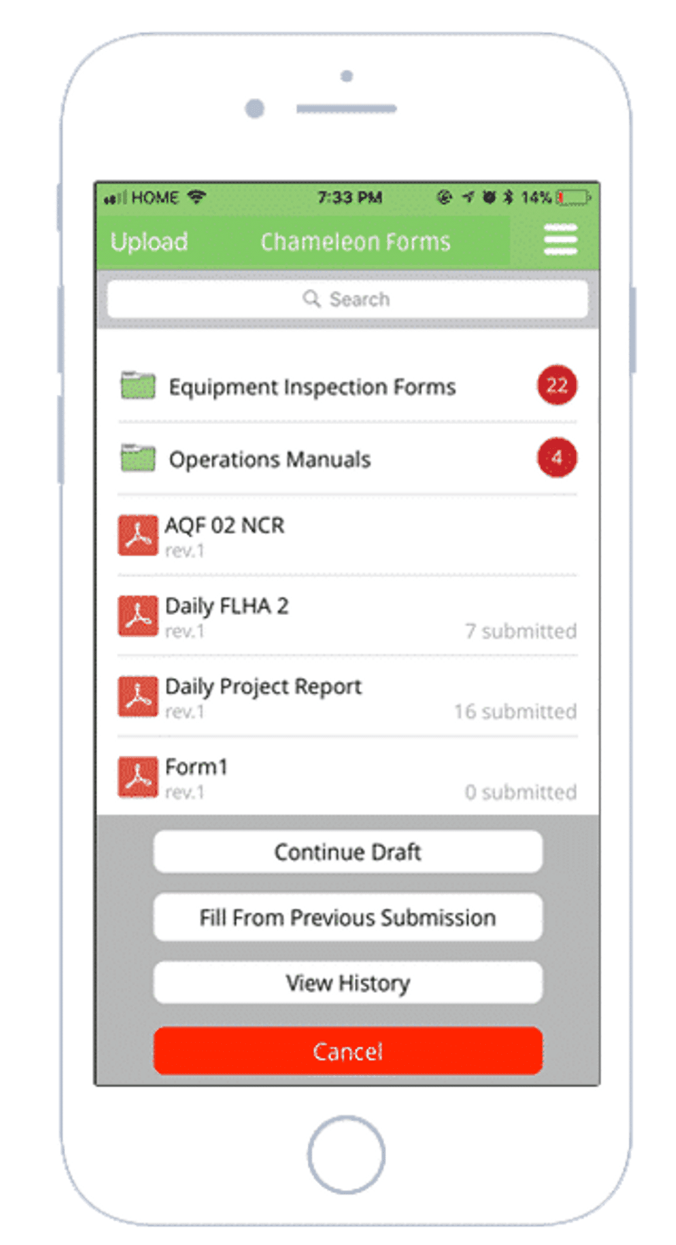 Chameleon Forms screenshot 1