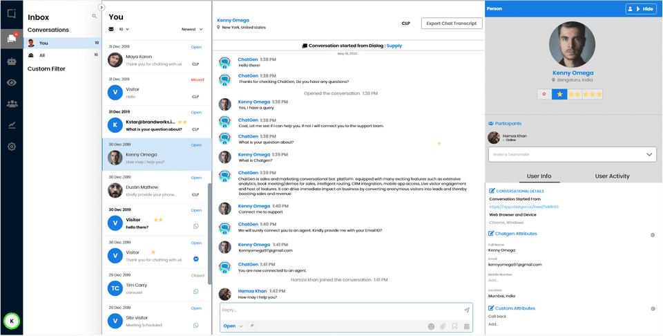 ChatGen screenshot