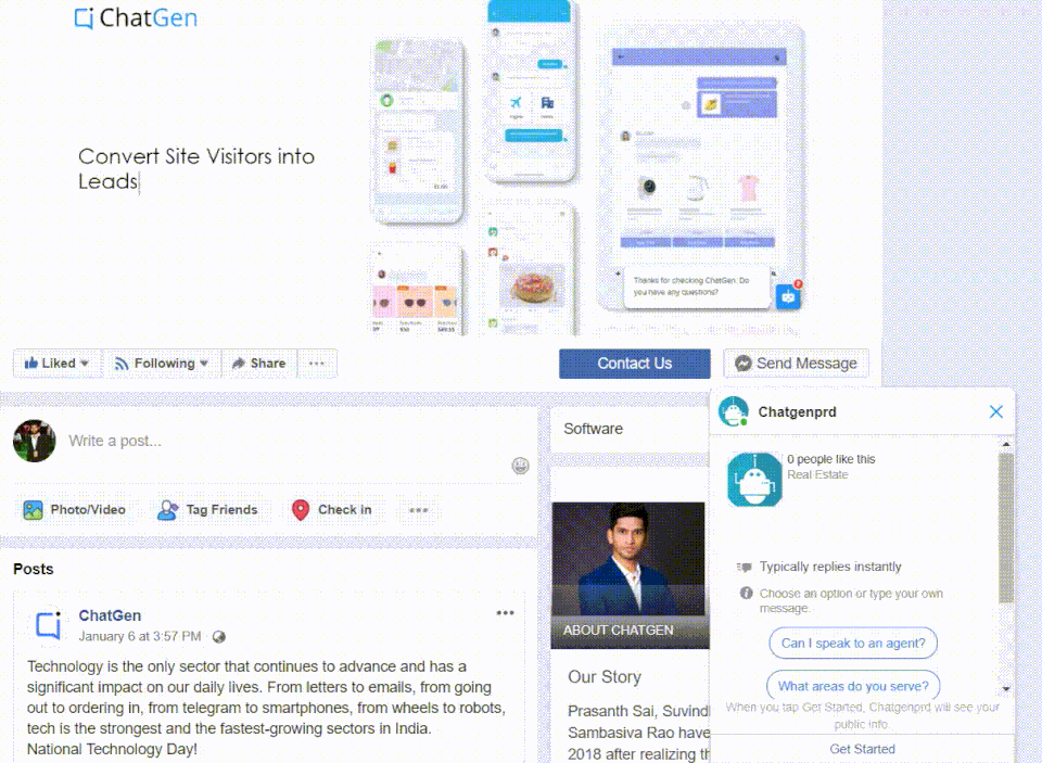 ChatGen screenshot