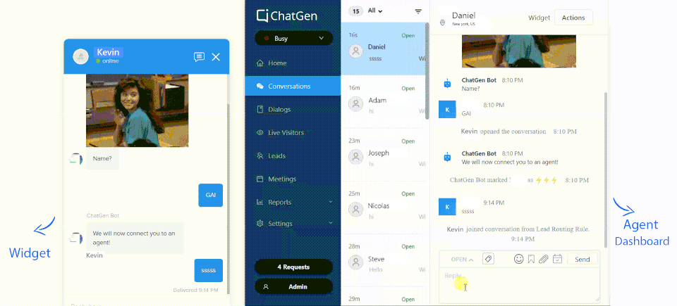 ChatGen screenshot