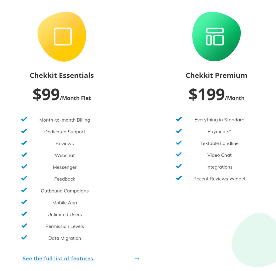 Chekkit pricing 1