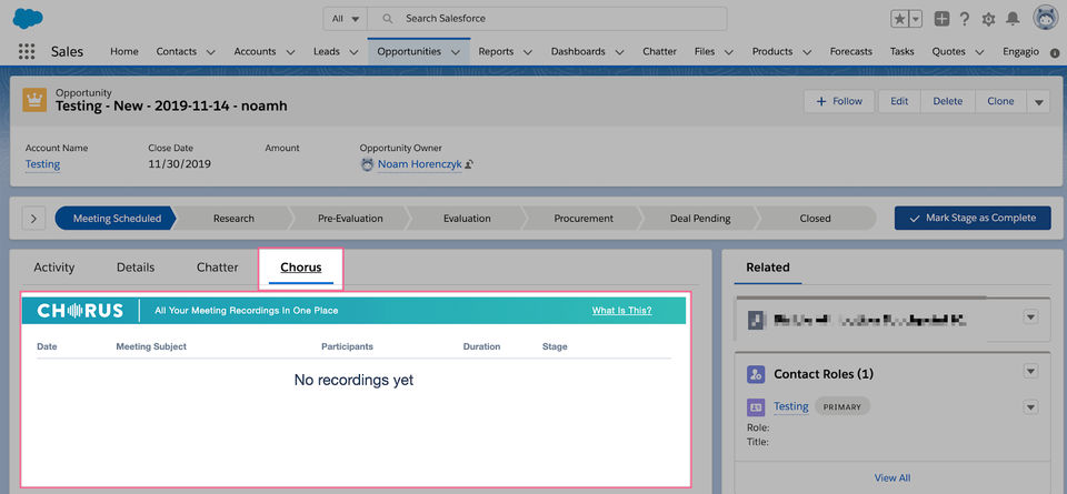 Chorus screenshot 1