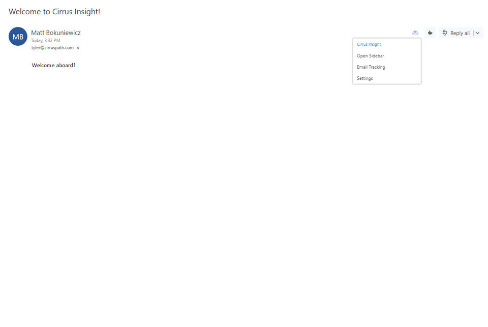 Cirrus Insight screenshot 4