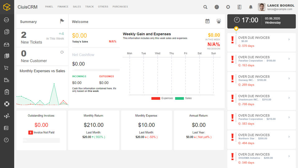 CiuisCRM screenshot 2