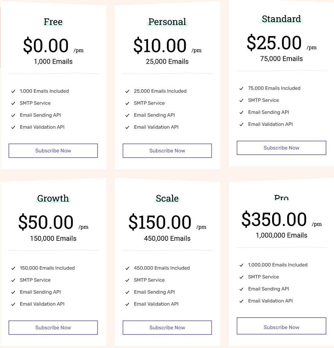 Clanica pricing 1