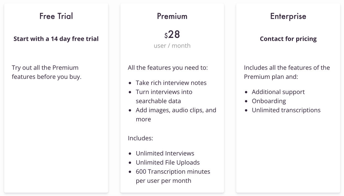 Clarity Hub pricing 1