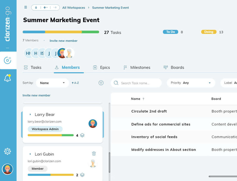Clarizen Go screenshot 2