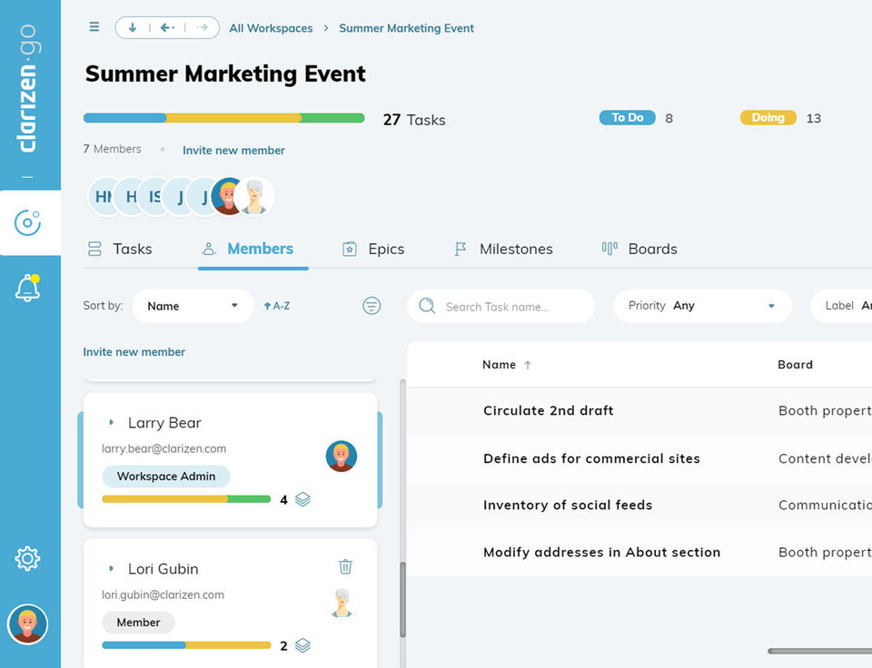 Clarizen One screenshot 4