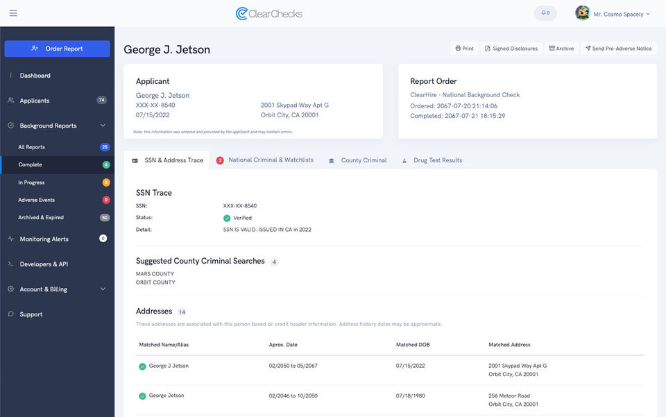 ClearChecks screenshot 1