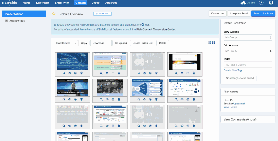 ClearSlide screenshot 4