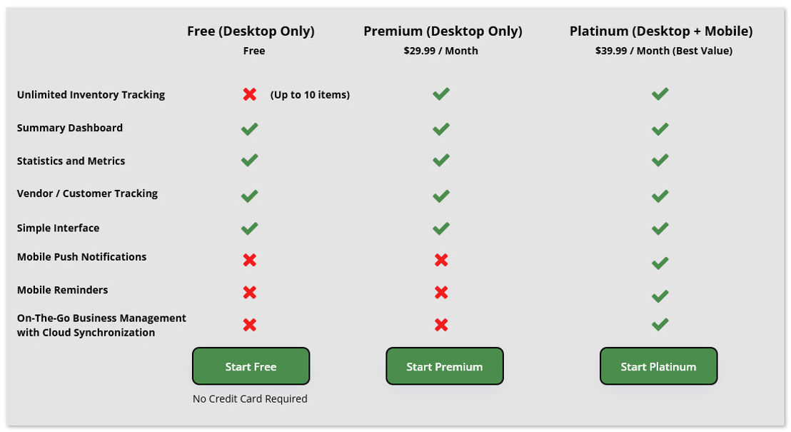ClearStock.io pricing 1