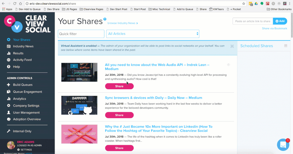 ClearView Social screenshot 4
