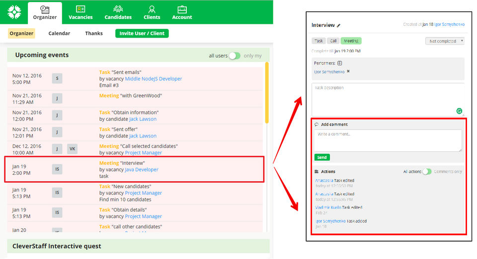 CleverStaff screenshot 1