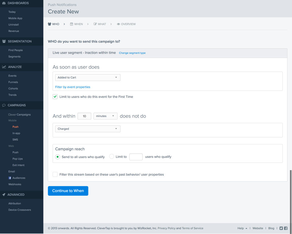 CleverTap screenshot 4