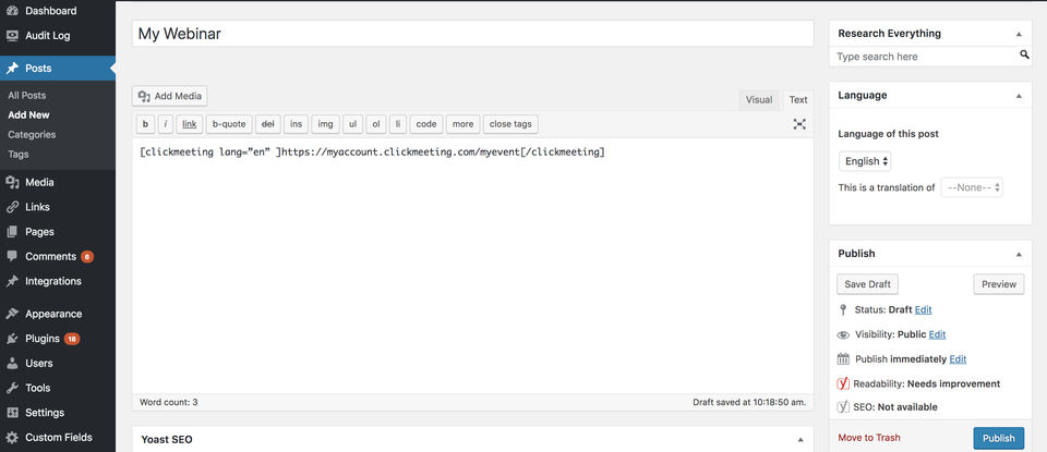 ClickMeeting screenshot 1