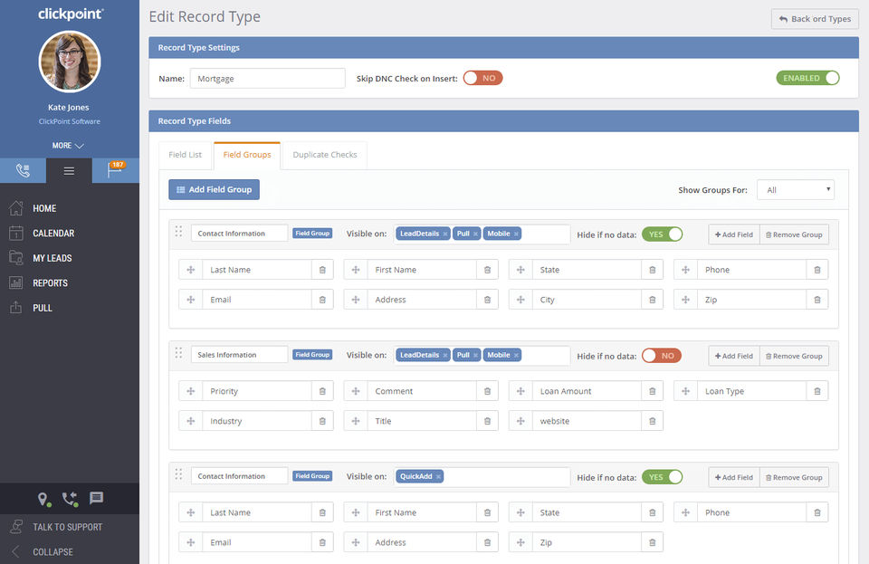 ClickPoint Software screenshot