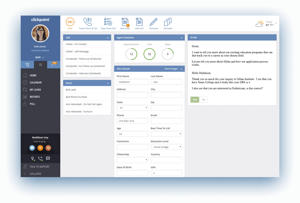 ClickPoint Software screenshot