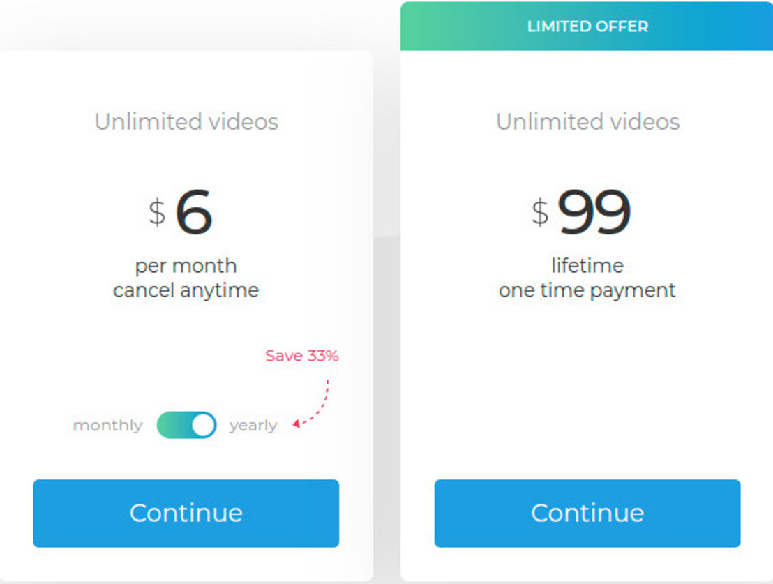 Clideo pricing 1