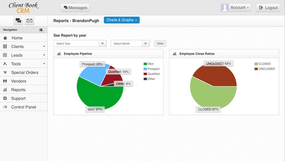 Client Book CRM screenshot 2