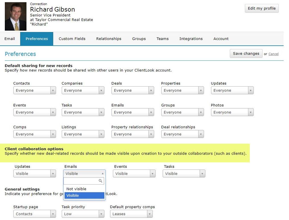 ClientLook screenshot