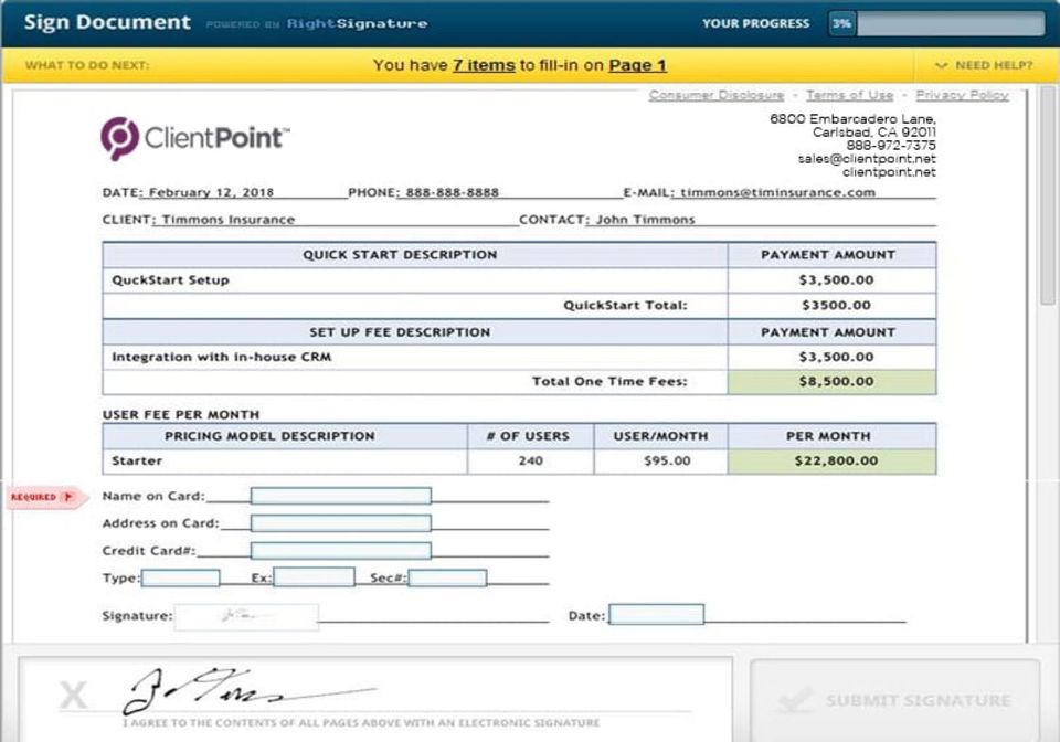 ClientPoint screenshot