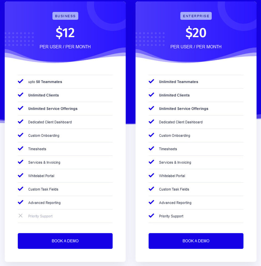 ClientVenue pricing