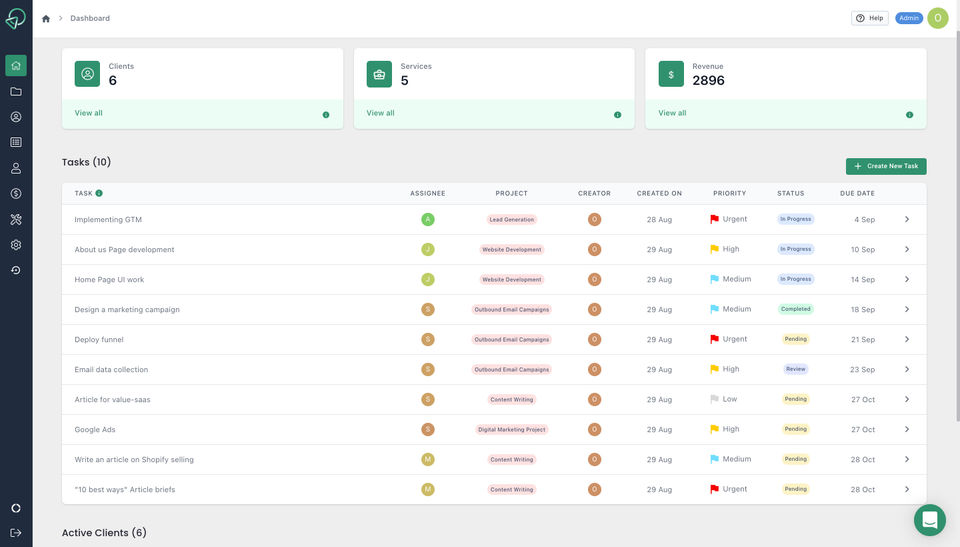 ClientVenue screenshot