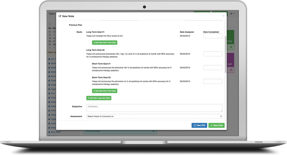 ClinicNote screenshot 2
