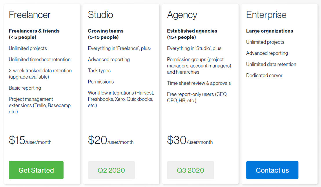 Clockk pricing 1
