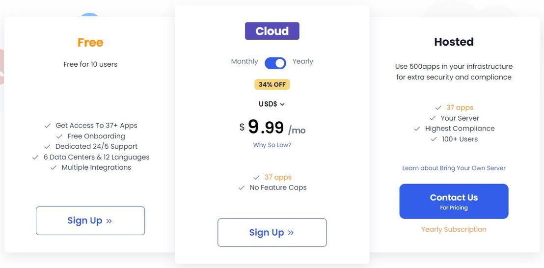Clockly by 500apps pricing 1