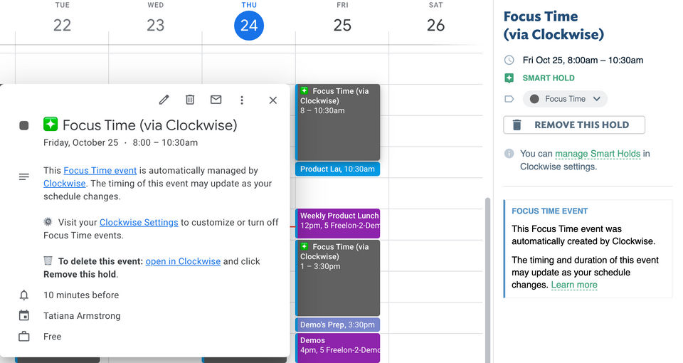 Clockwise screenshot 2