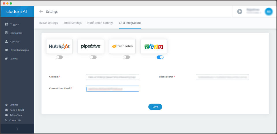 Clodura screenshot 2