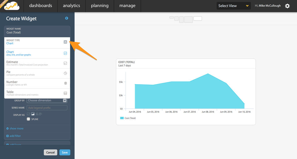 Cloudability screenshot 3