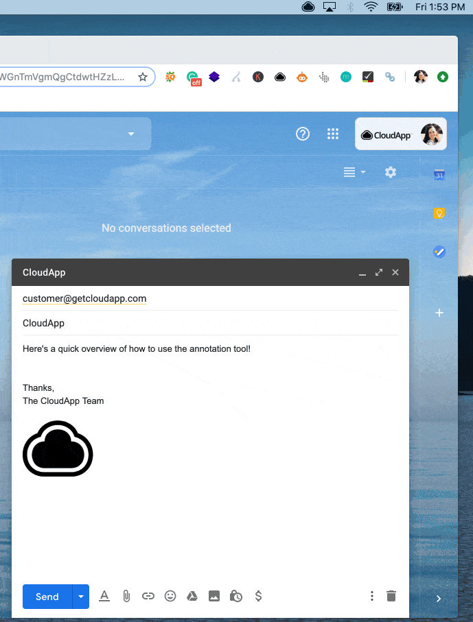 CloudApp screenshot 1