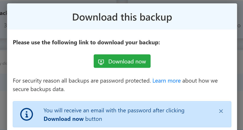 Cloudback screenshot